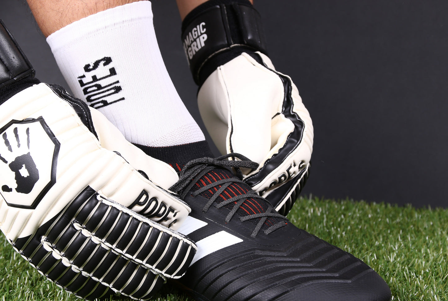 Torwarthandschuh Captor Guard B/W